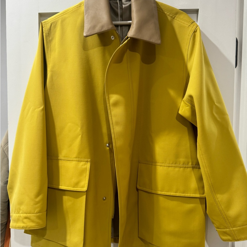 AURALEE Canvas Blouson Mustard